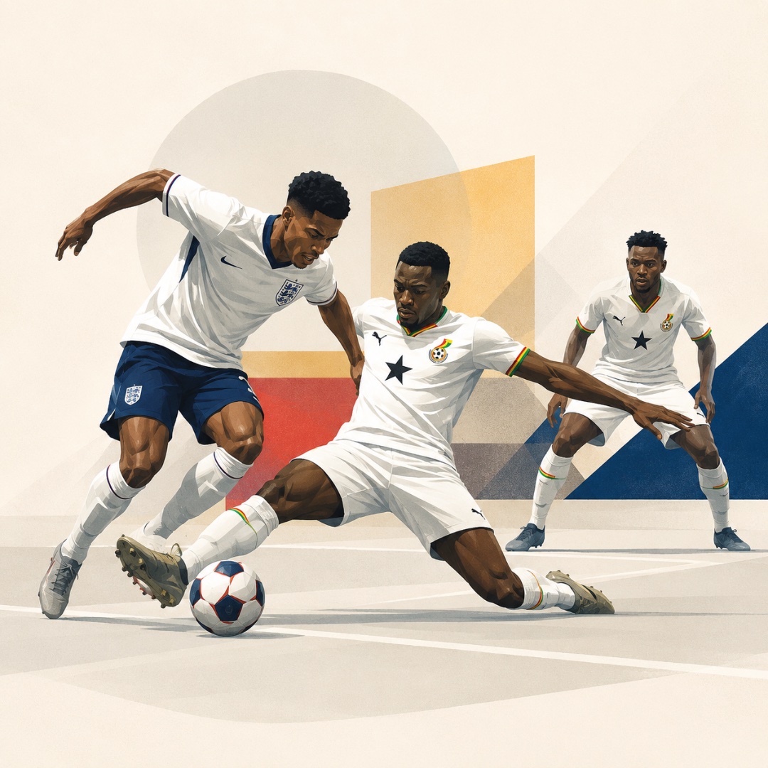 Ghana holds England to 0-0 draw in World Cup