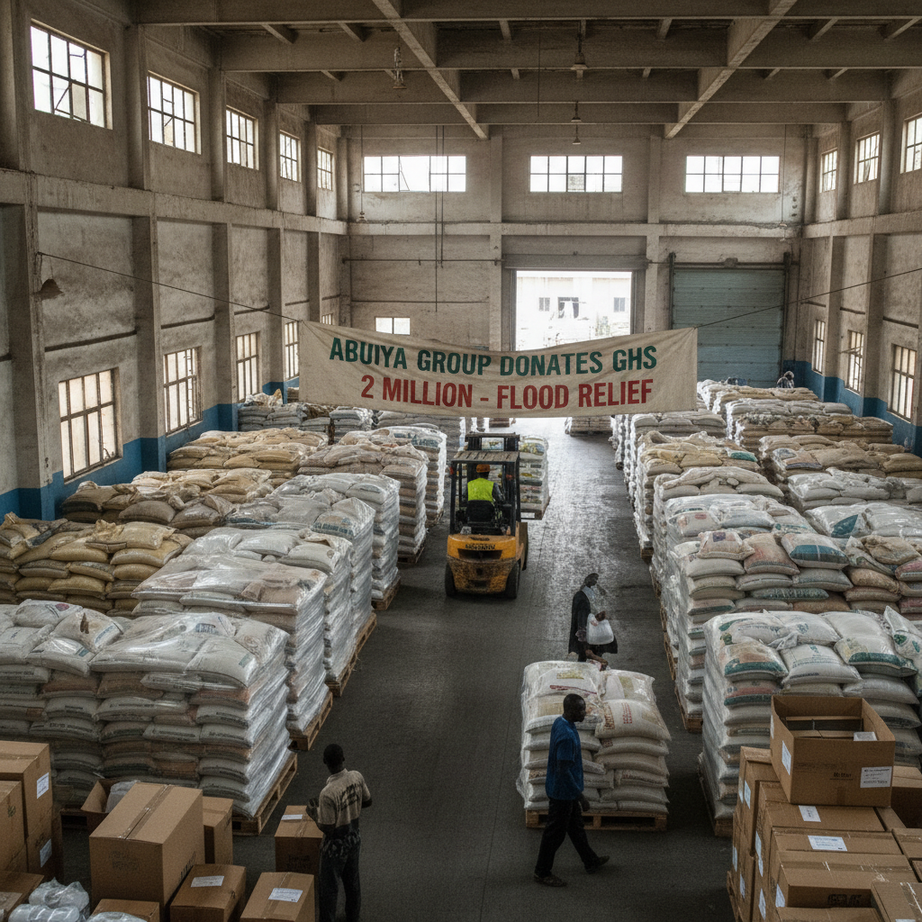 Abuya Group Donates GHS 2 Million in Flood Relief