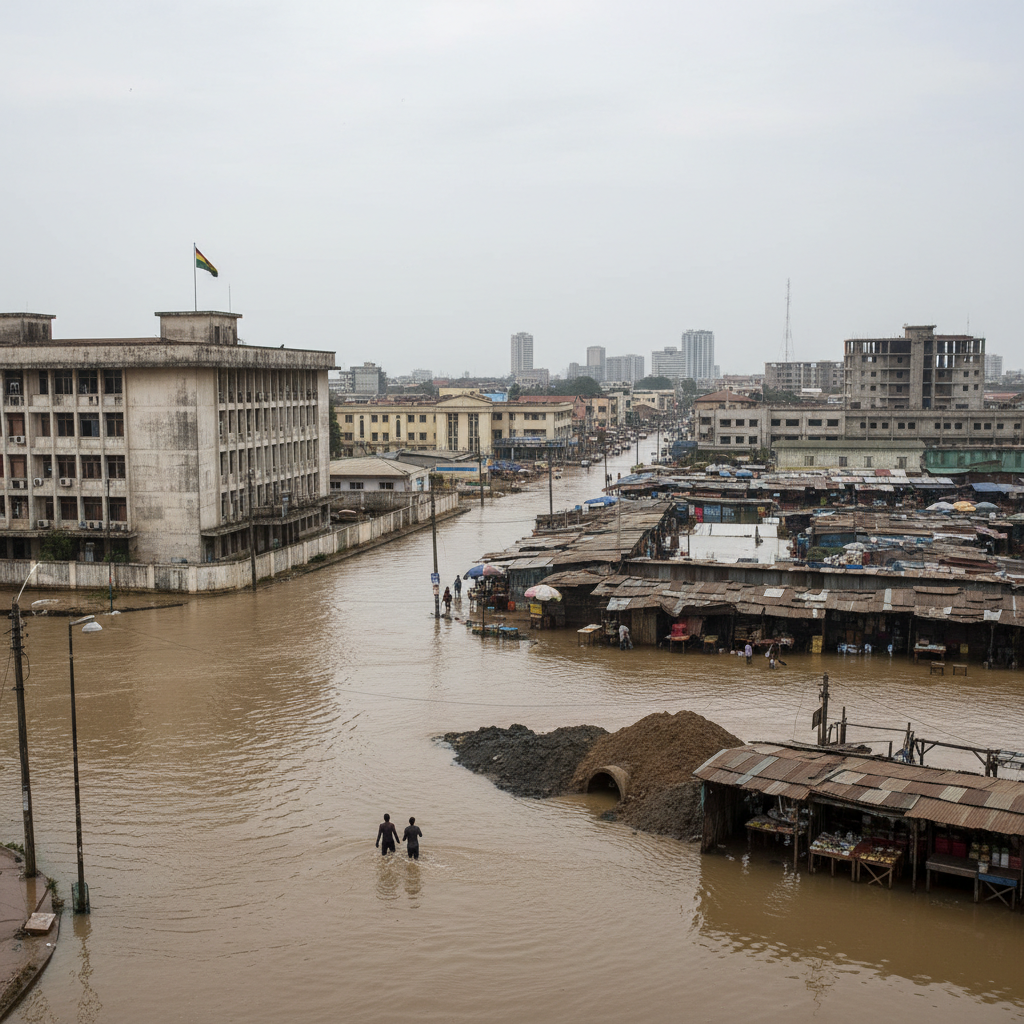 Accra floods caused more by poor drainage and silt than littering