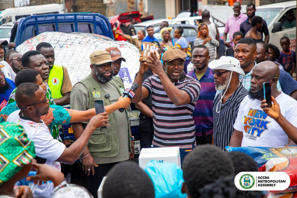 Accra Mayor Donates GHS 132,000 and Supplies to Flood Victims