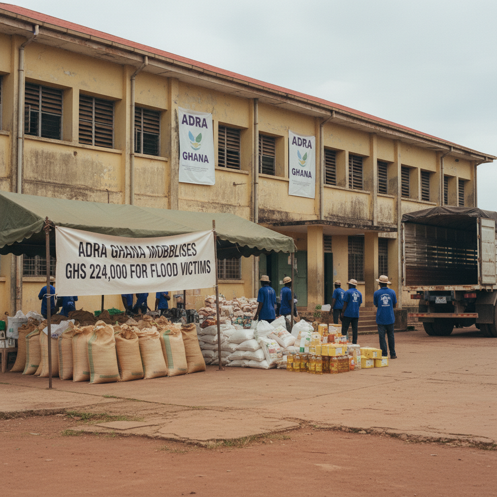 ADRA Ghana mobilises GHS 224,000 for flood victims