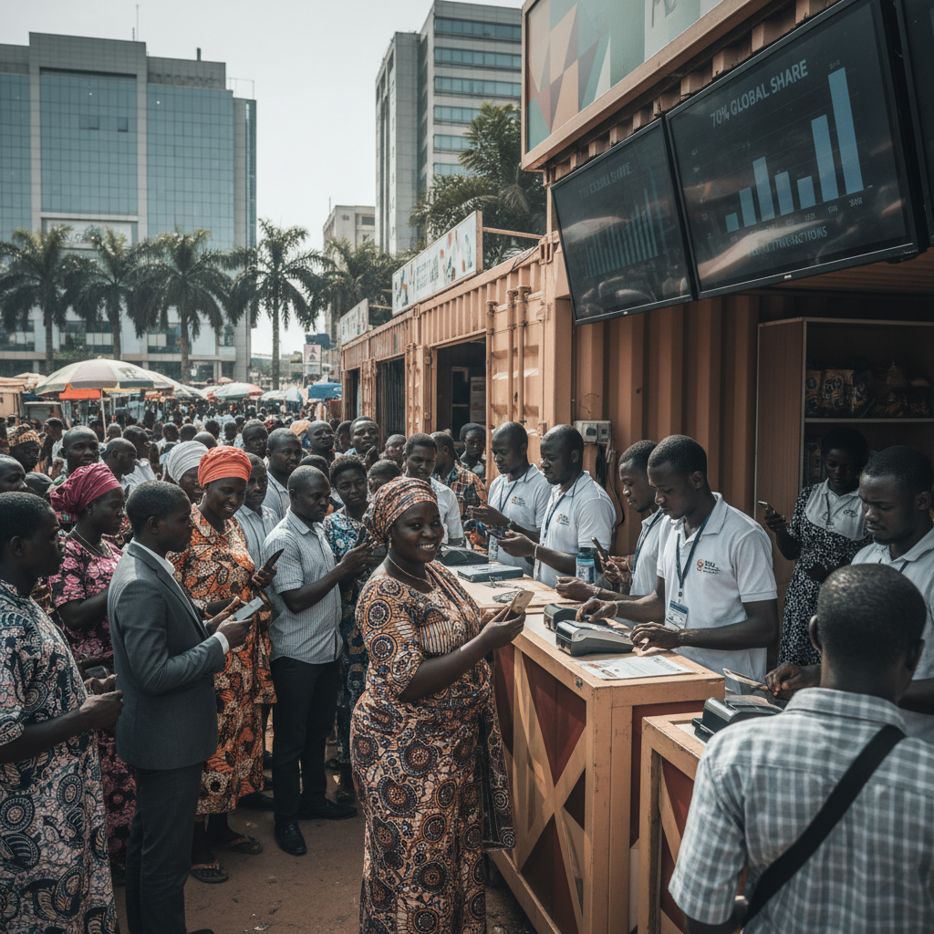 African fintech leads global mobile transactions with 70% share