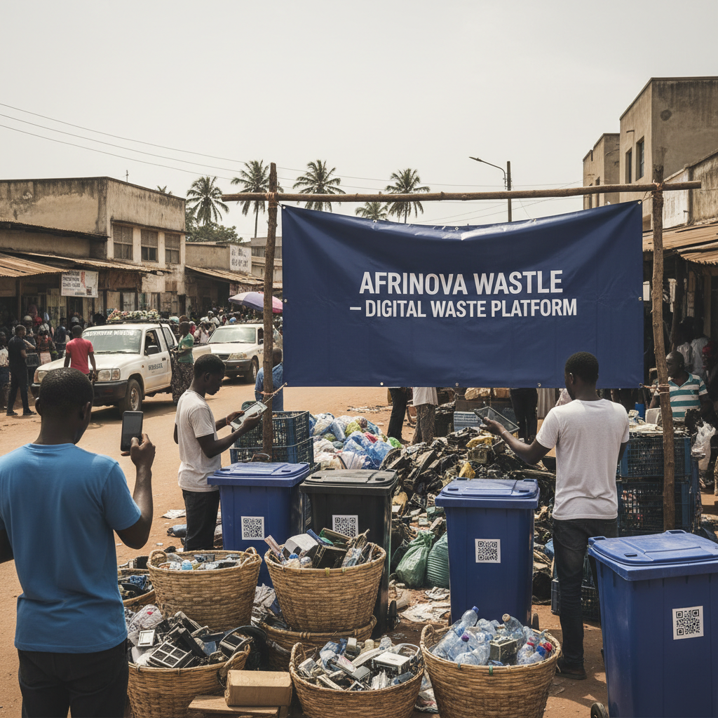 Afrinova Wastle Launches Digital Platform for Waste Collection in Ghana