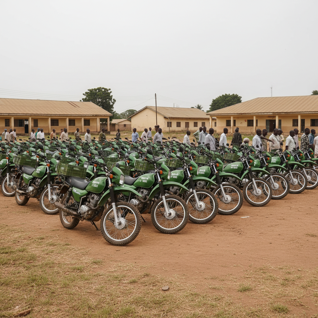 Agric Ministry Acquires 506 Motorbikes for Extension Officers