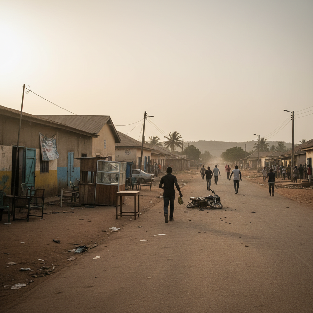 Armed Robbers Attack Agona Mankron, Shoot MoMo Vendor