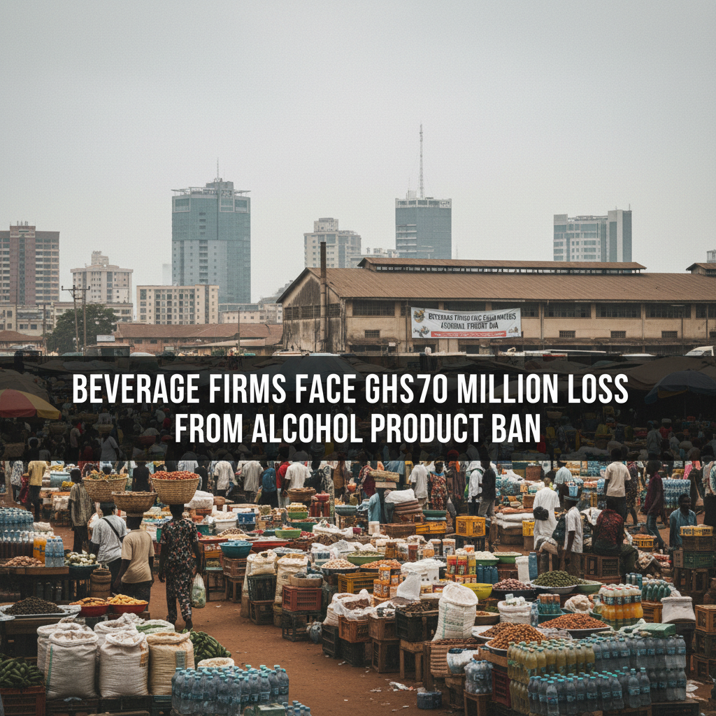Beverage firms face GHS70 million loss from alcohol product ban