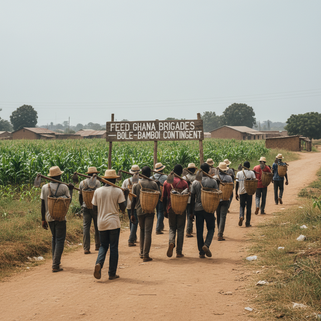 Over 10 Bole-Bamboi Natives Join Feed Ghana Brigades
