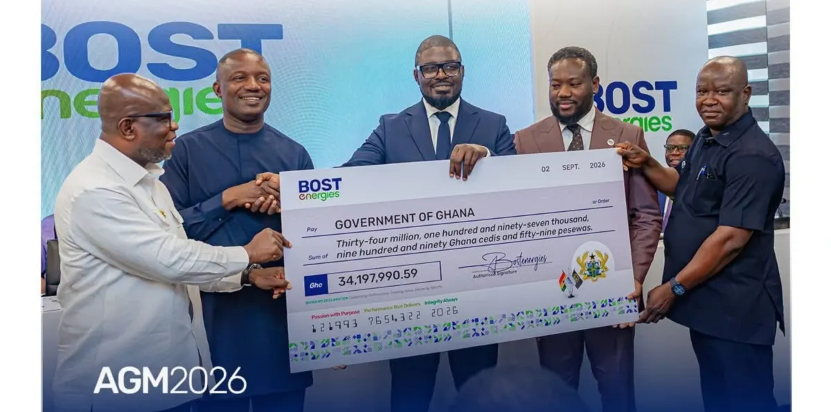 BOST Energies Pays GHS 34.2 Million Dividend After GHS 684 Million Profit