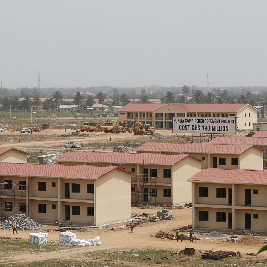 Burma Camp Redevelopment Project Costs GHS 190 Million