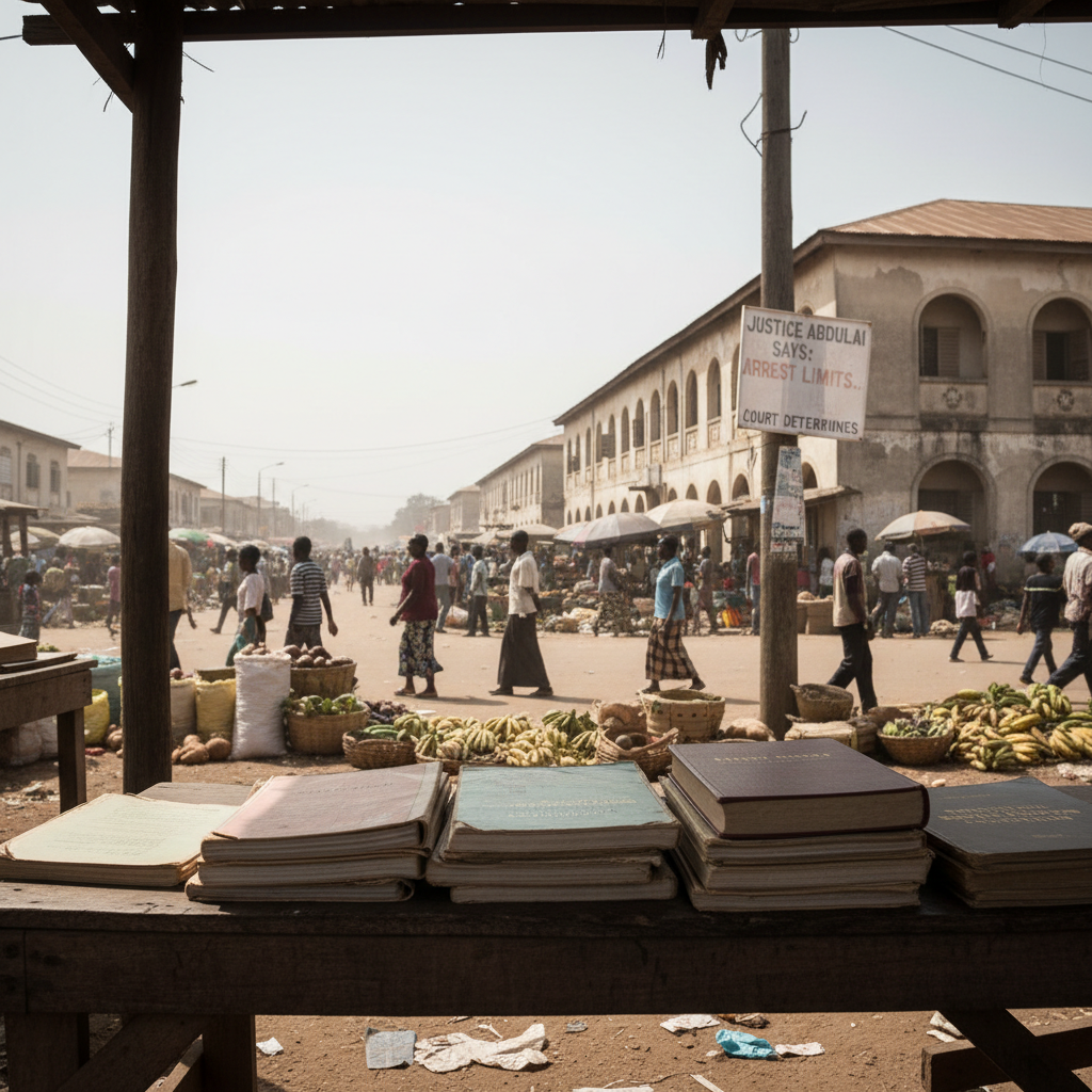 Court orders determine arrest limits Justice Abdulai says