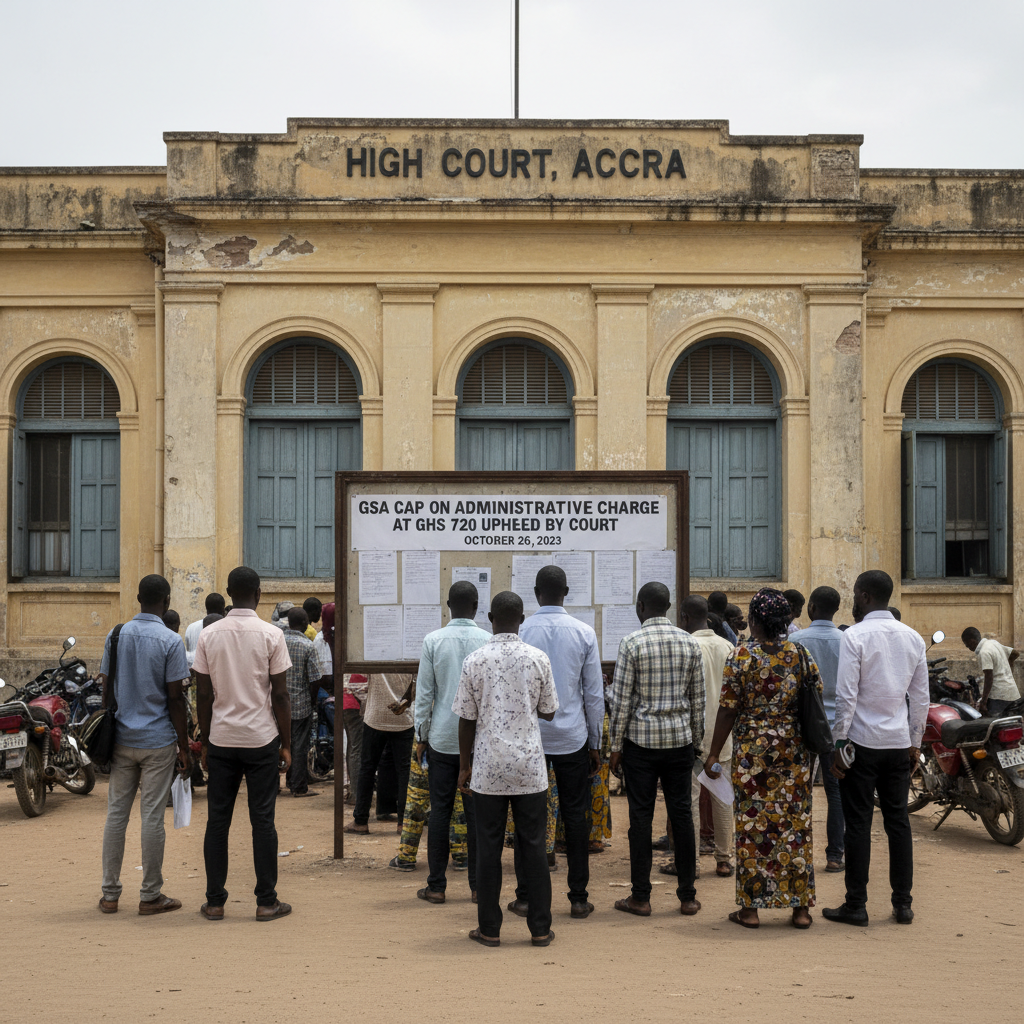 Court Upholds GSA Cap on Administrative Charge at GHS 720