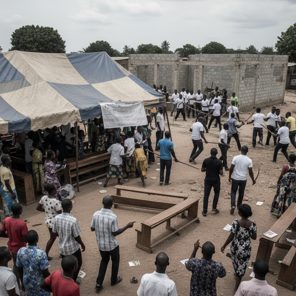 Easter service disrupted in Nyanyano as suspected land guards storm church event