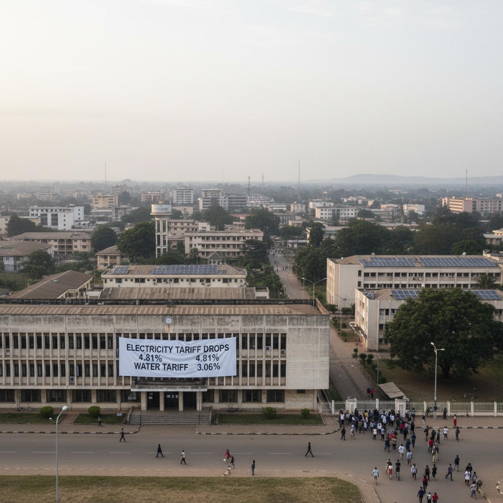 Electricity tariff drops 4.81% water tariff 3.06%