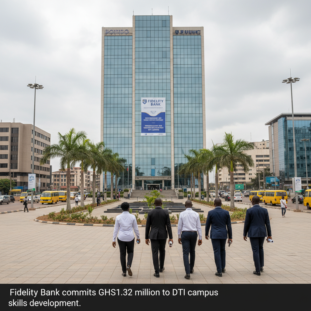 Fidelity Bank commits GHS1.32 million to DTI campus skills development