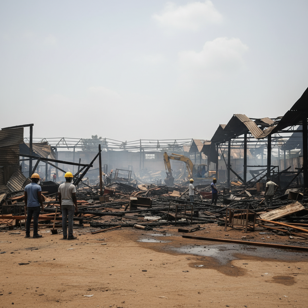 Fire contained at Pantang furniture factory
