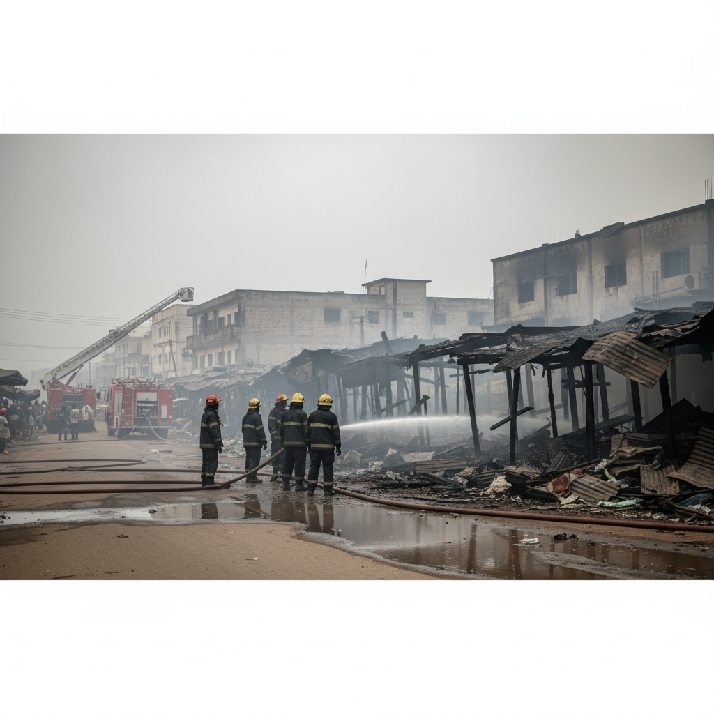 Firefighters Prevent Spread of Two Accra Blazes