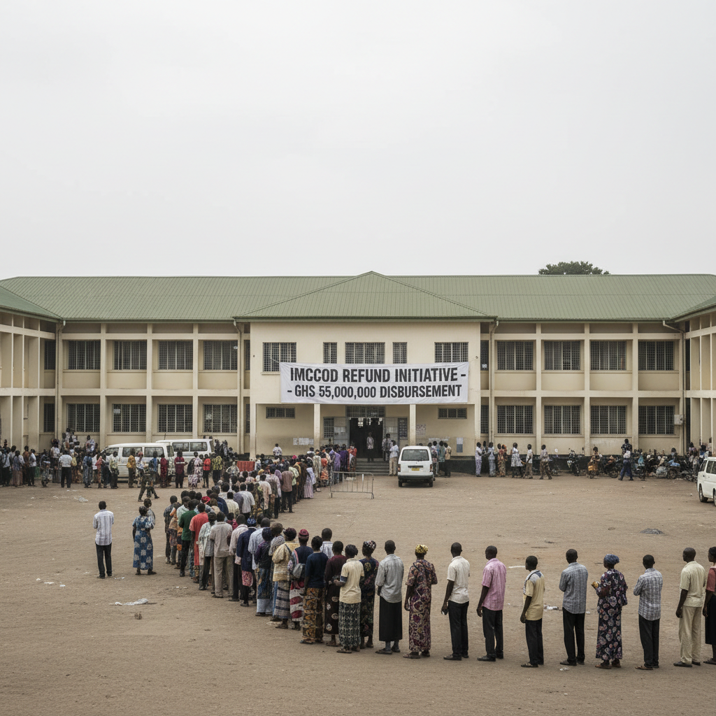 Former IMCCoD accountant begins GHS 55 million refund
