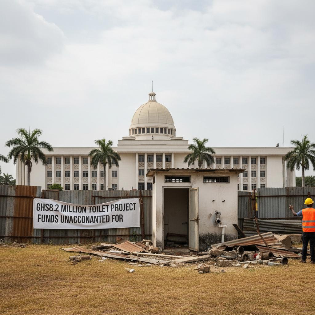 GHS8.2 million toilet project funds unaccounted for