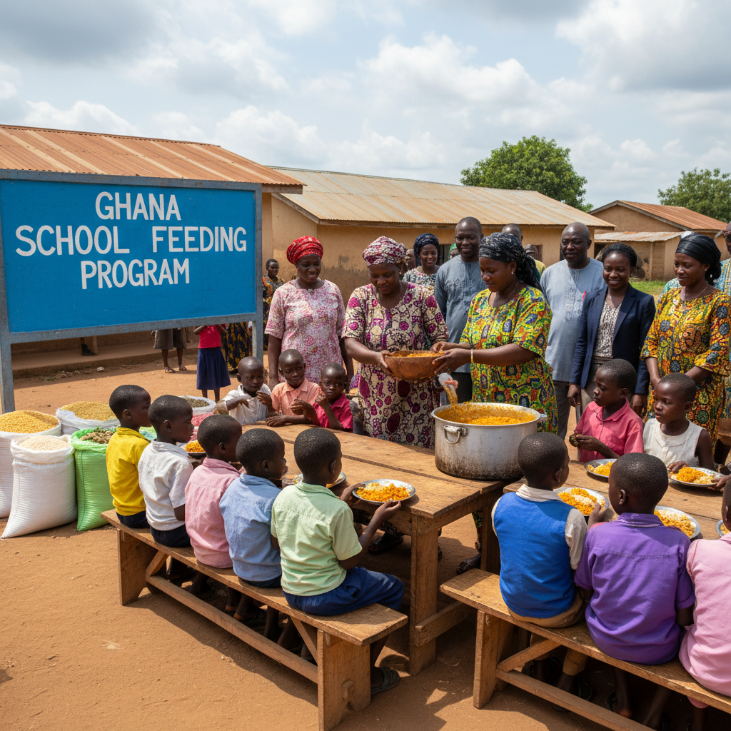 Ghana allocates GHS 4 billion for school feeding amid shortage end