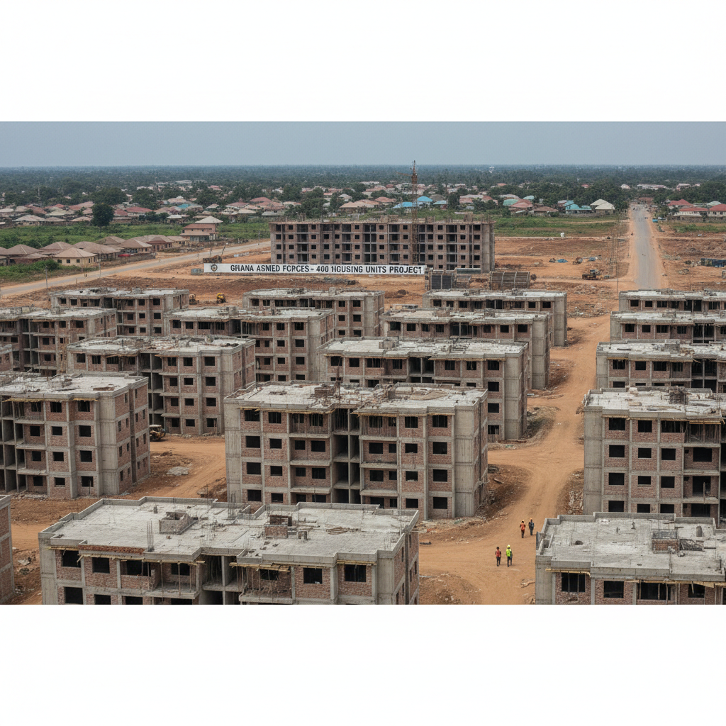 Ghana Armed Forces launches 440-unit housing project