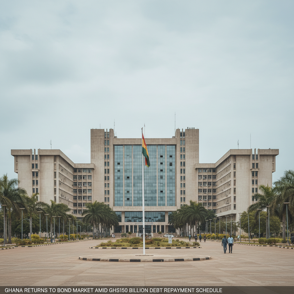 Ghana Returns to Bond Market Amid GHS150 Billion Debt Repayment Schedule