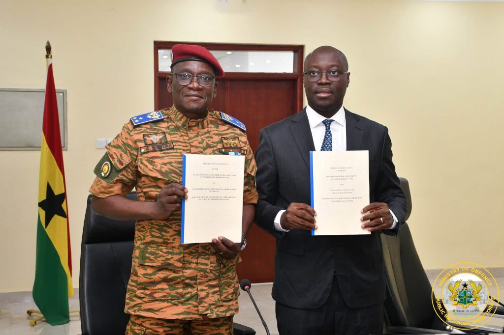 Ghana and Burkina Faso Sign Defence Pact for Trade Security