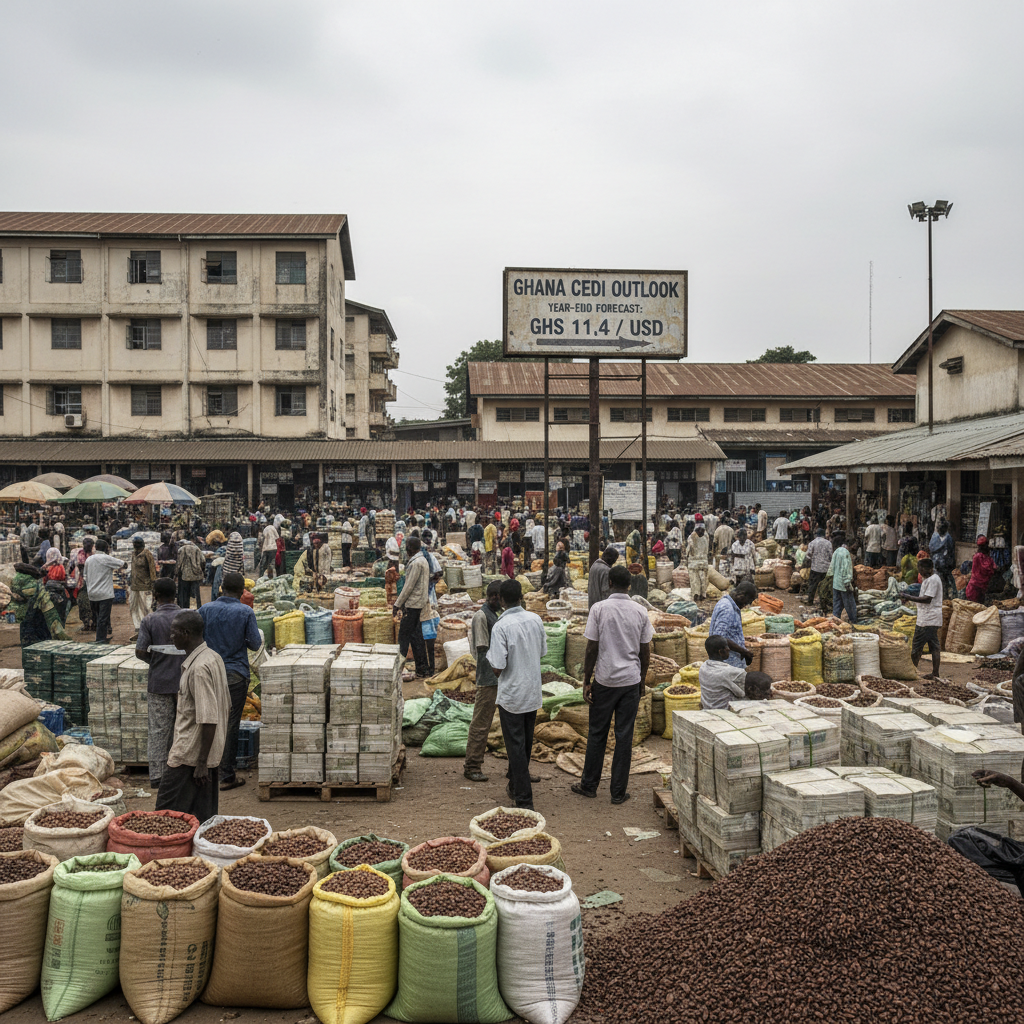 Ghana Cedi to end year at GHS11.4 to US Dollar