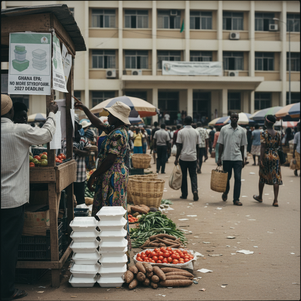 Ghana EPA Intensifies Styrofoam Ban Education Ahead of 2027 Deadline