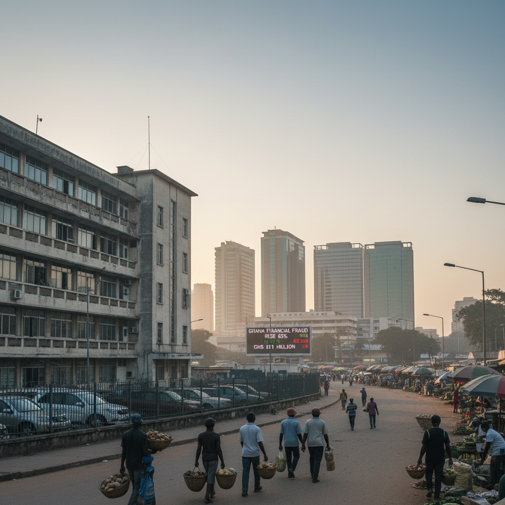 Ghana Financial Fraud Cases Rise 63% to GHS 101 Million