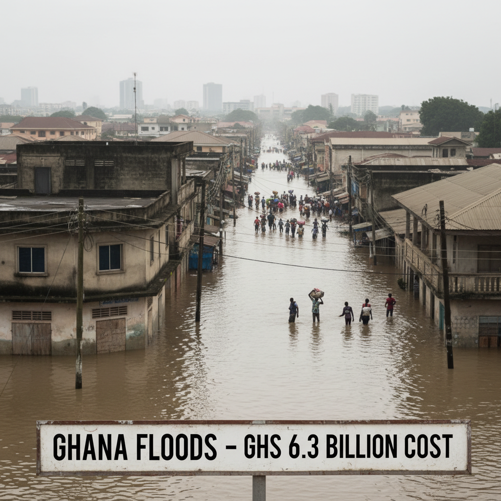 Ghana Flooding Costs GHS 6.3 Billion Over Decade
