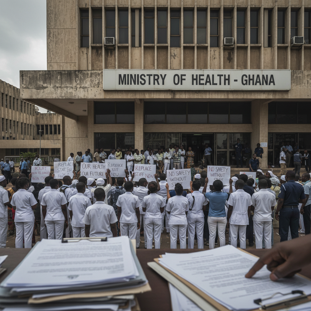 Ghana Nurses Union Demands Immediate Replacement of Departing Health Workers