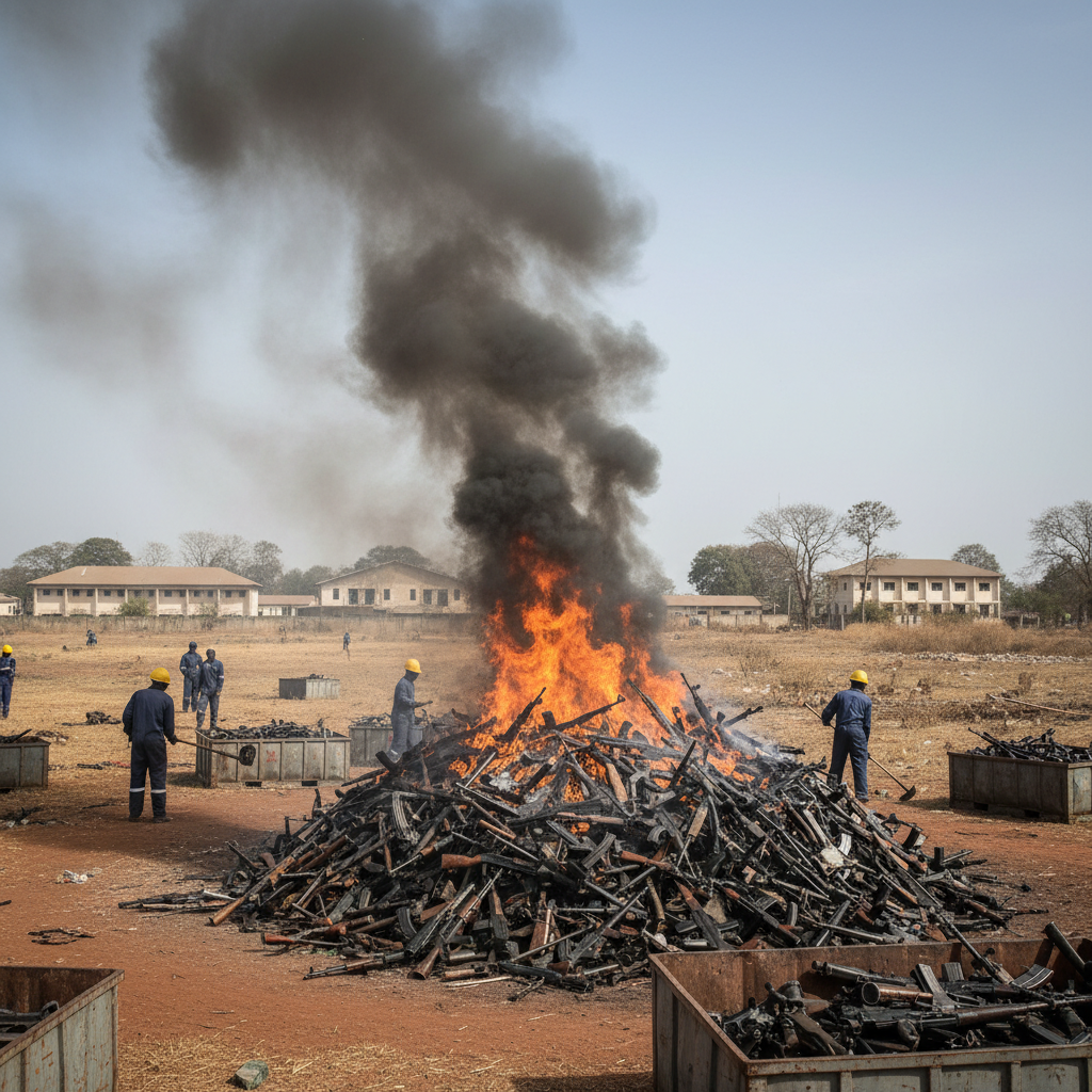 Ghana to destroy 2,000 firearms under Gun Amnesty Programme