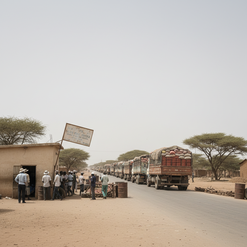 Ghana-Bound Vegetable Trucks Detained in Nigeria