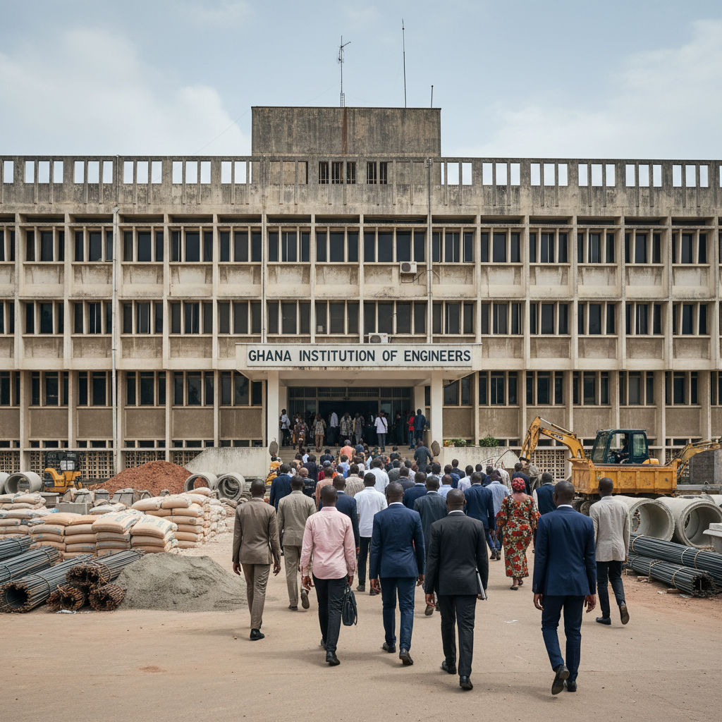 GhIE inducts 194 engineers, calls for better infrastructure standards