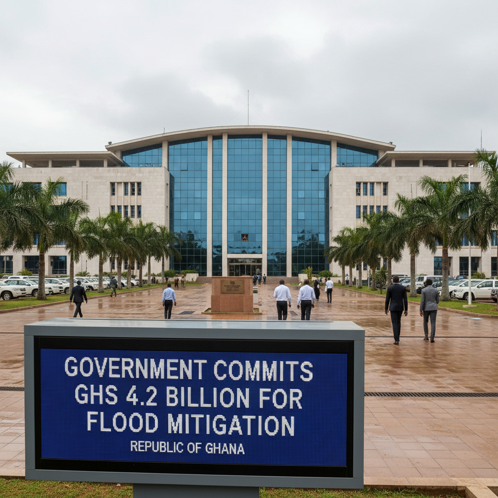 Government commits GHS 4.2 billion for flood mitigation