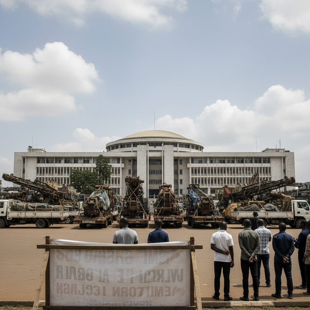 Government bans local taxes on illegal mining equipment