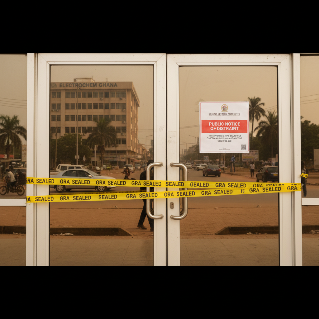 GRA seals Electrochem Ghana offices over GHS 8.6 million tax debt