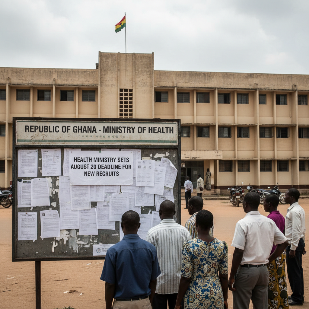 Health Ministry Sets August 20 Deadline for New Recruits