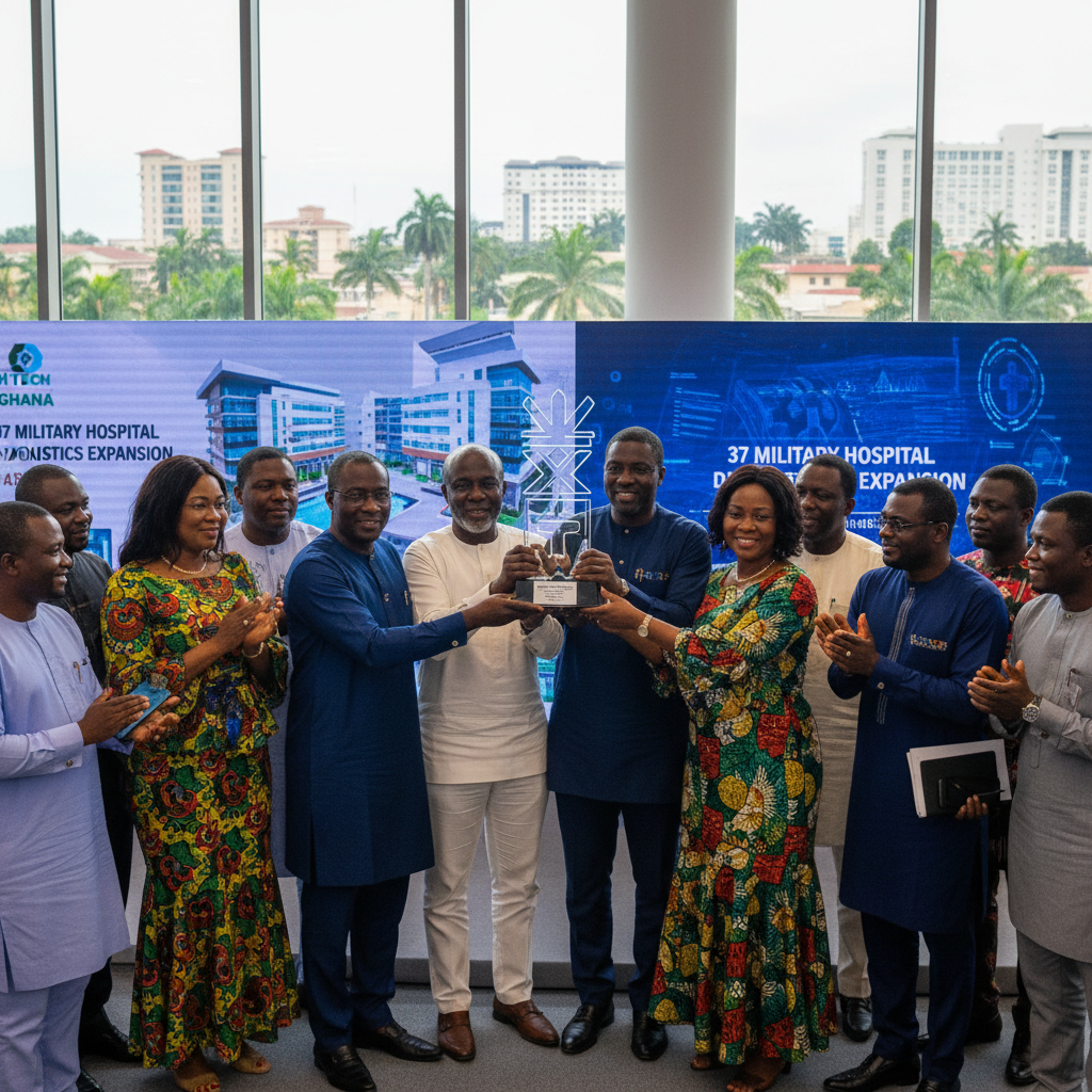 HealthTech Ghana Wins Top Award, Expands 37 Military Hospital Diagnostics