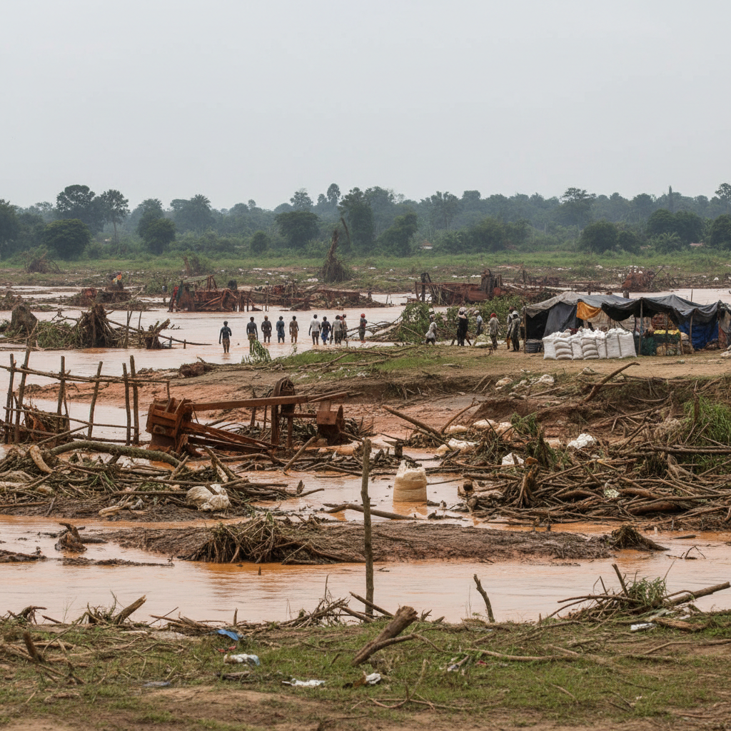 Illegal Mining Resurges in Samreboi After Floods