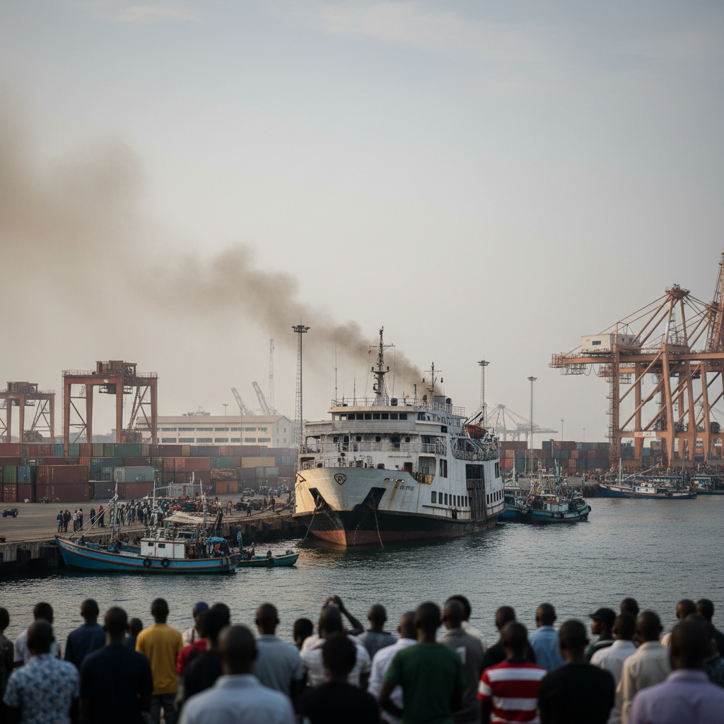 Indonesian Ferry Fire Kills 1, Rescues 172