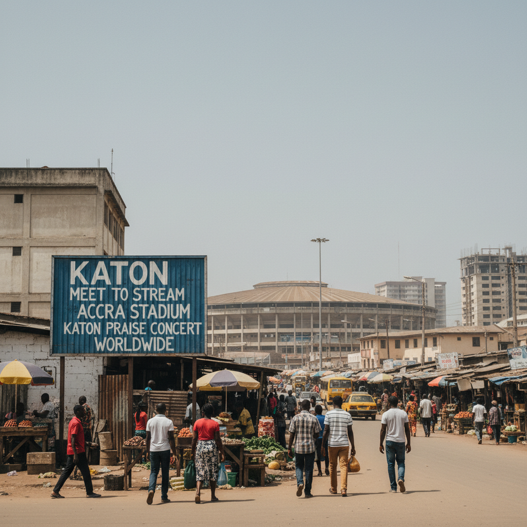 Katon Meet to stream Accra stadium Katon Praise Concert worldwide