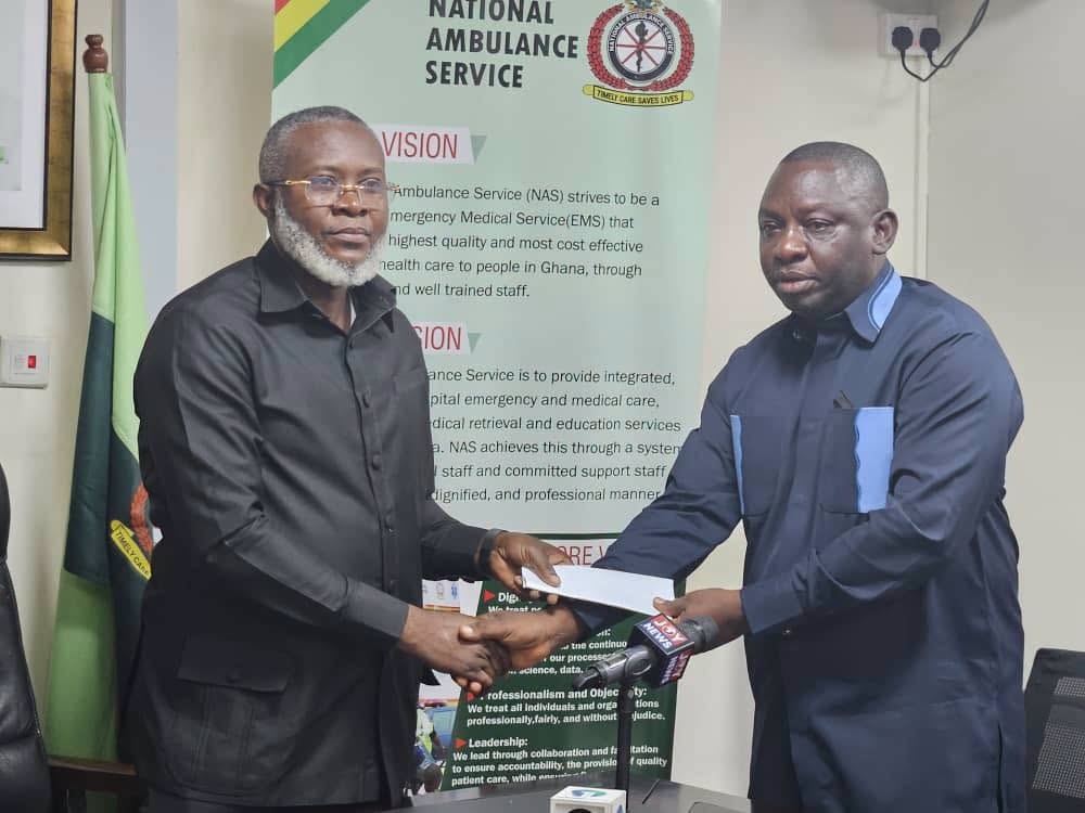 Kintampo North MP Donates GHS 60,600 for Ambulance Repair