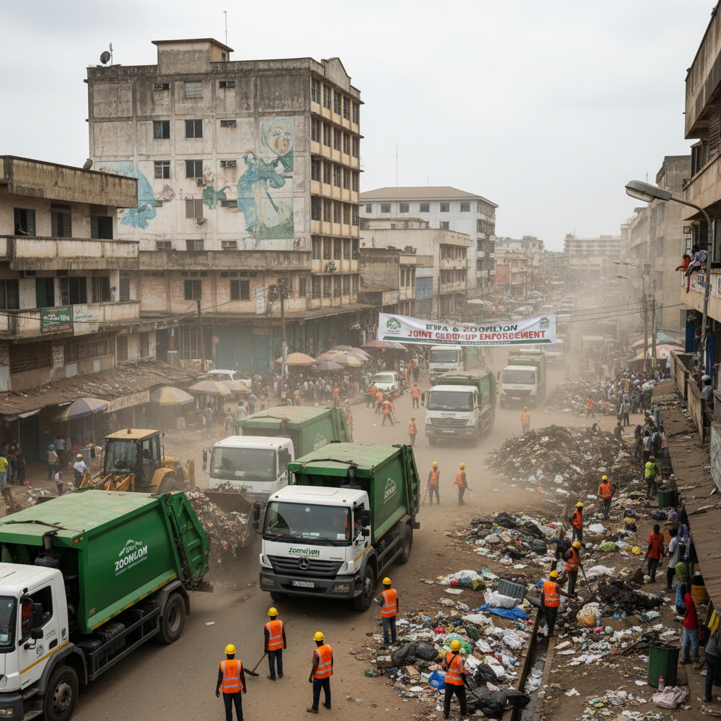 KMA and Zoomlion Launch Major Clean-up and Enforcement Drive in Kumasi