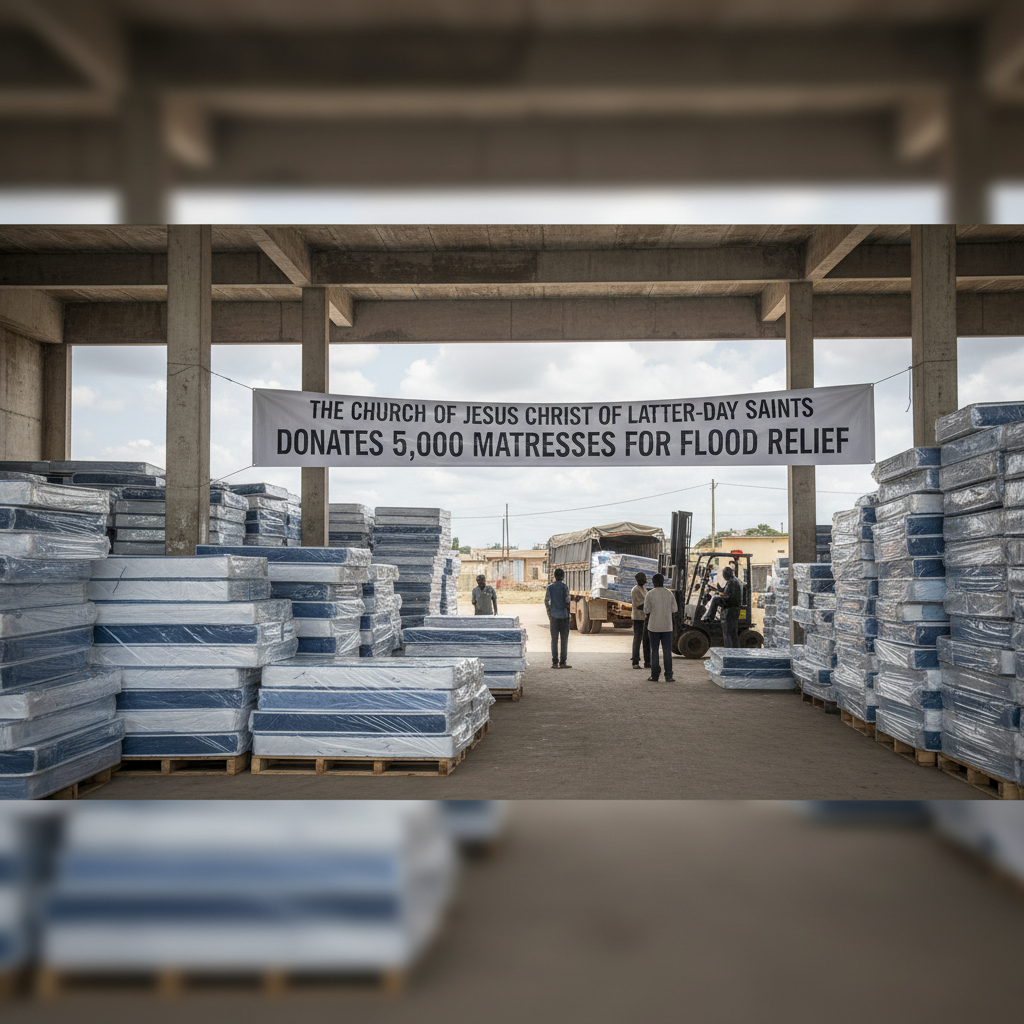 Latter-day Saints Church Donates 5,000 Mattresses to Flood Victims