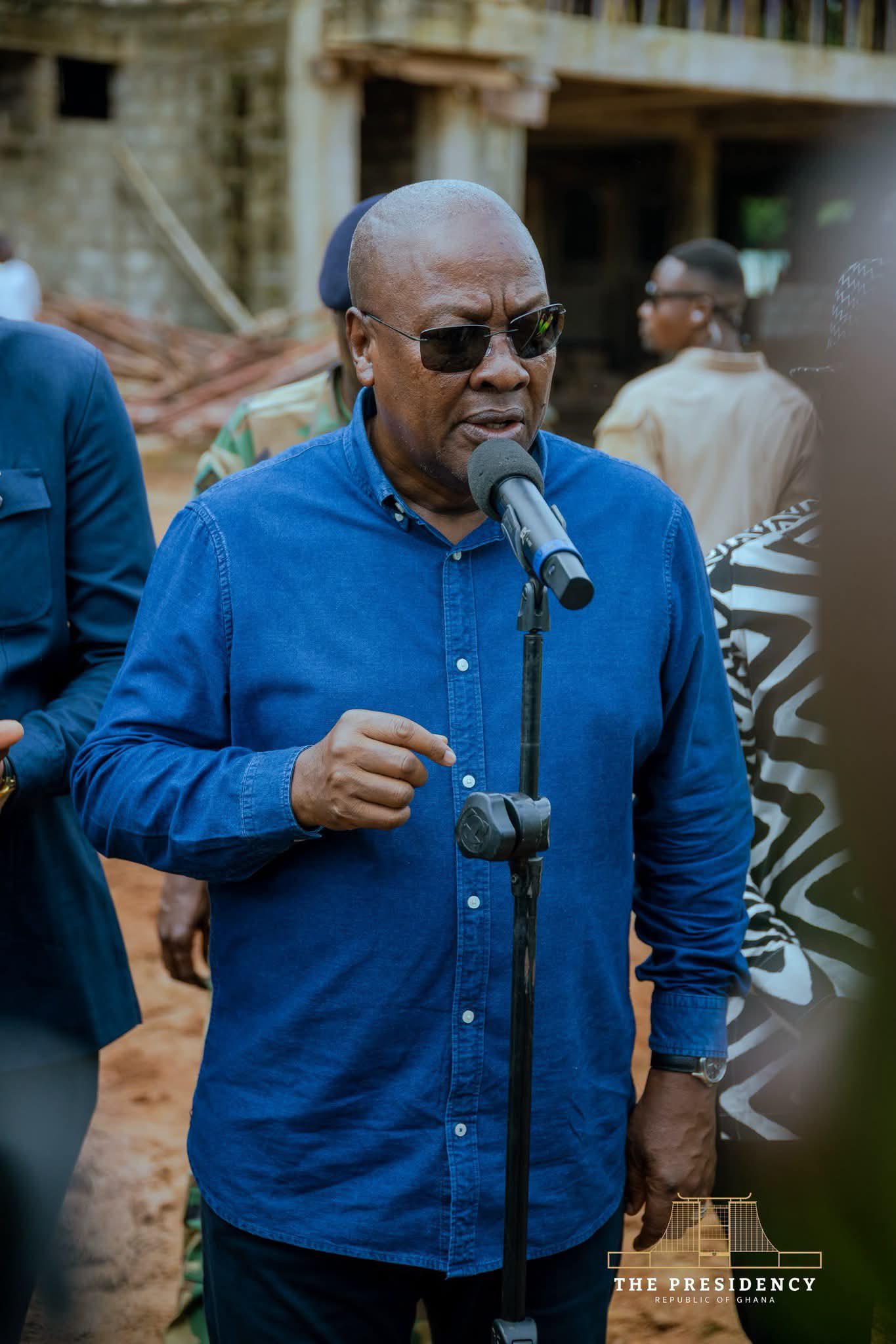 Mahama Pledges Completion of Abandoned UTAS Laboratory Project