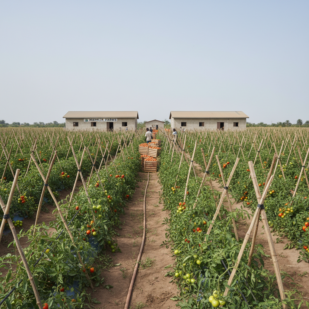 Maphlix Farms to supply 3,000 tonnes of tomatoes