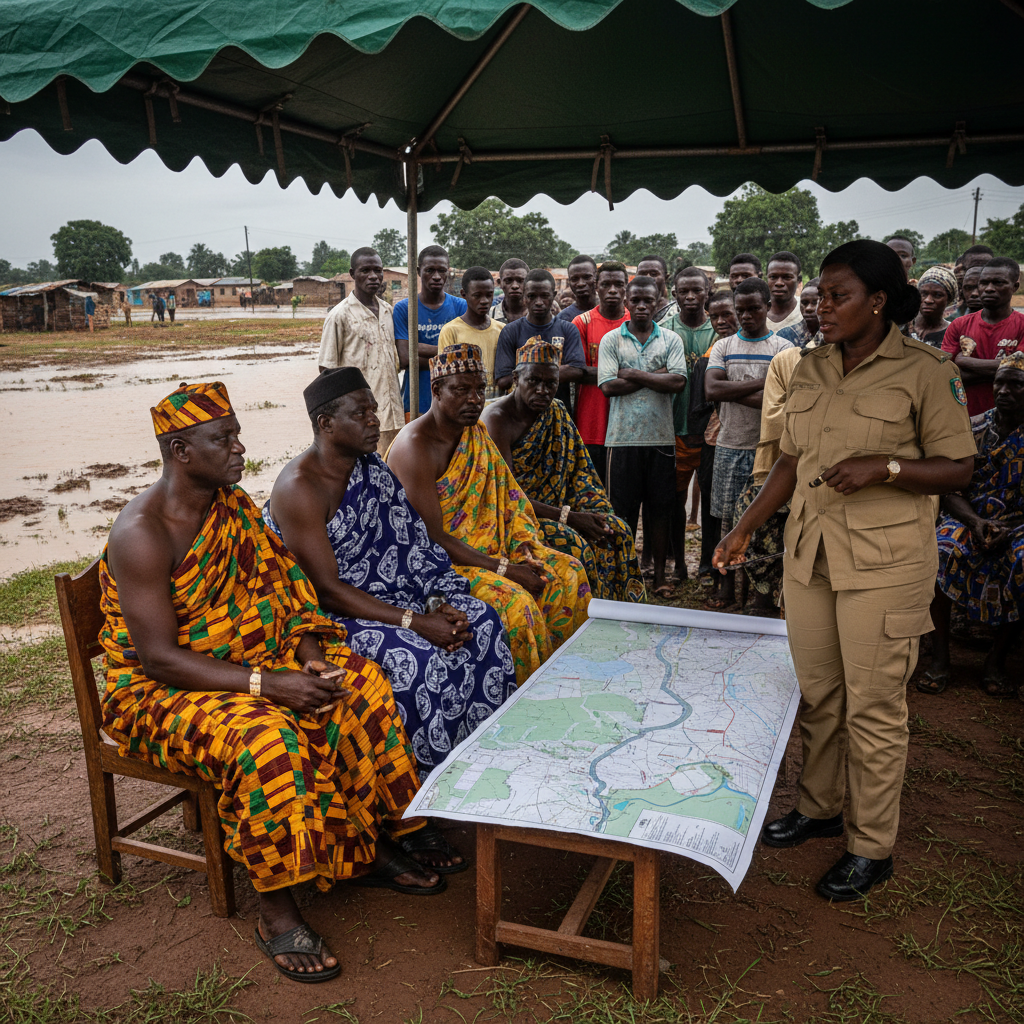NADMO Warns Chiefs Over Flood-Prone Land Sales