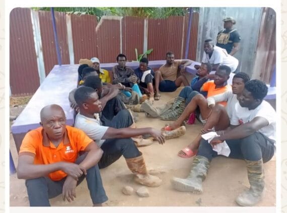 NAIMOS arrests 40, seizes GHS 120,000 in anti-galamsey operation