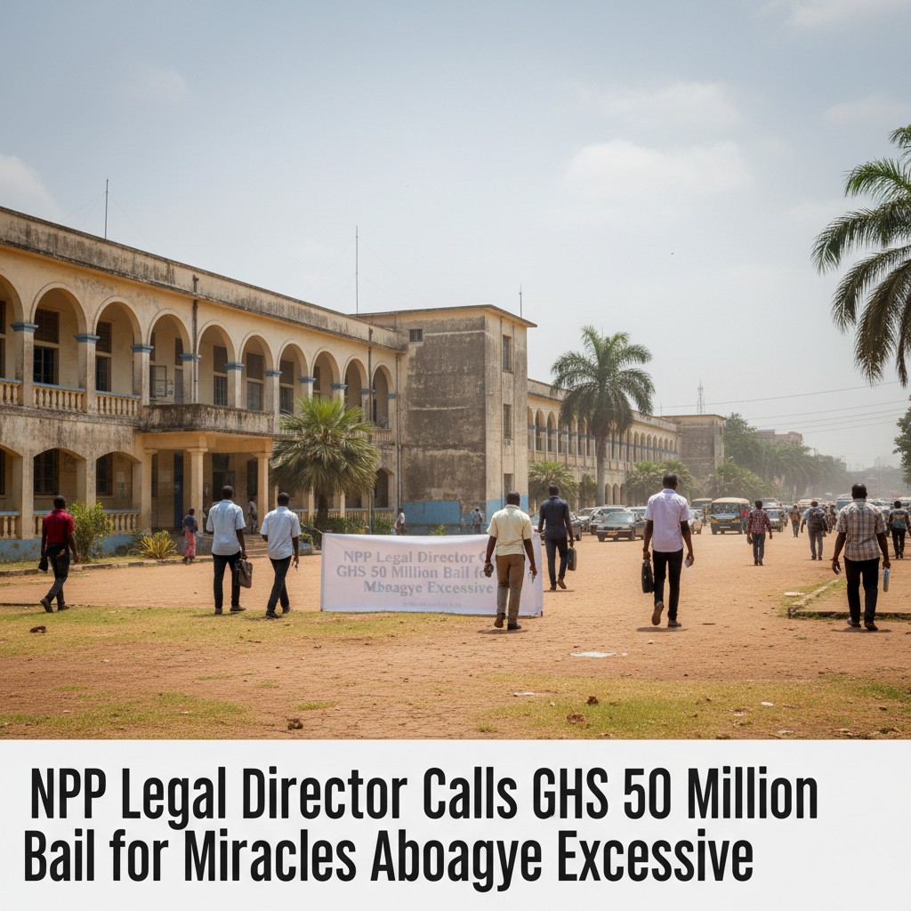 NPP Legal Director Calls GHS 50 Million Bail for Miracles Aboagye Excessive
